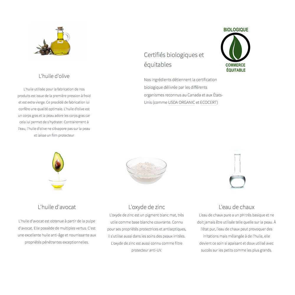 Lotion hydratante naturelle et biologique