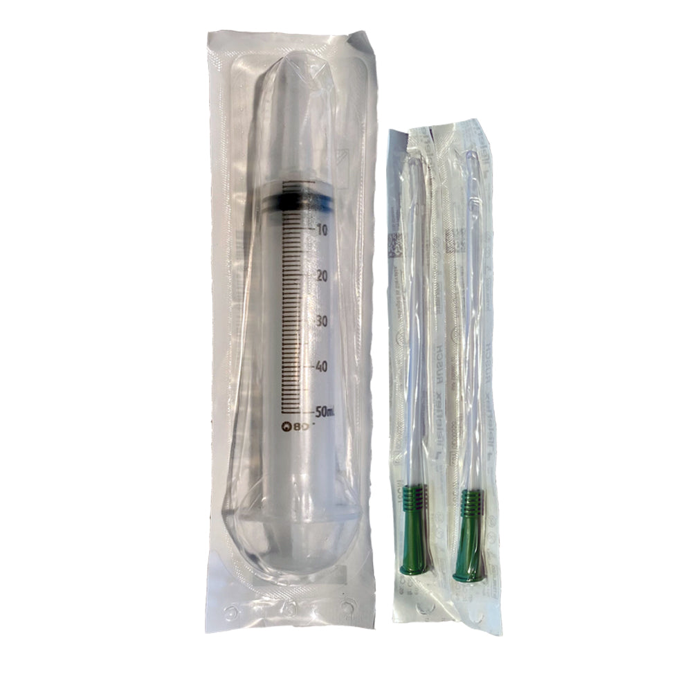 Kit seringue avec 2 cathéters