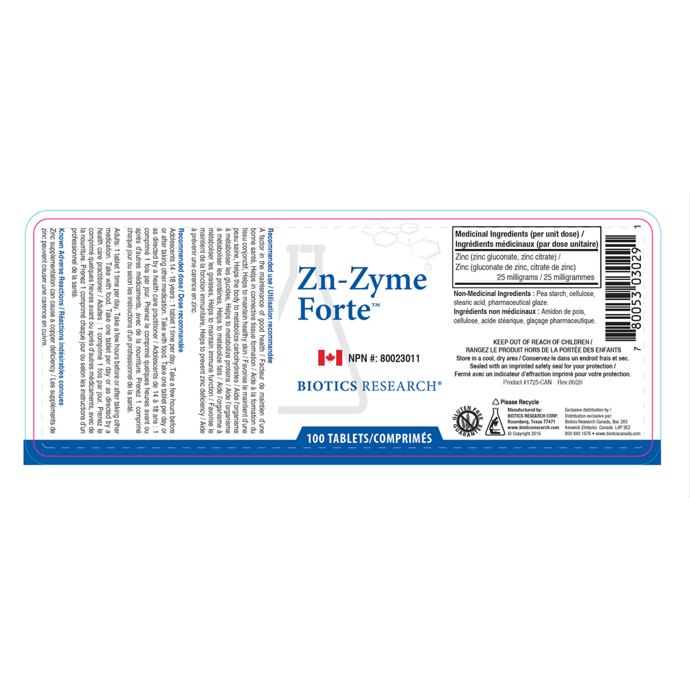 Zinc ZN-Zyme Forte